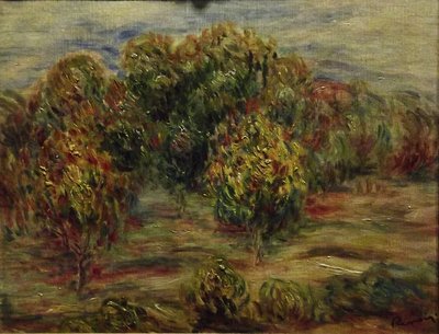 Cagnes Landscape by Pierre Auguste Renoir